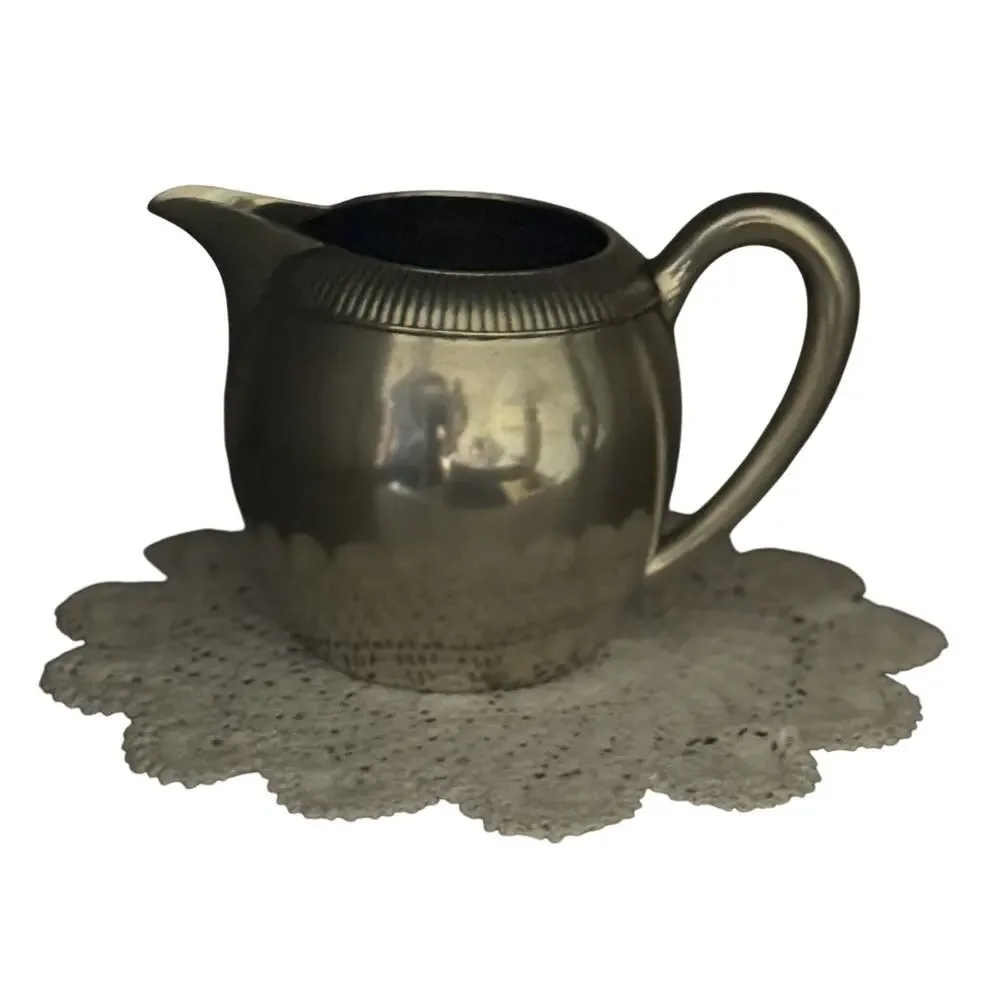 Vintage Southington Silver Soldered Creamer 01944